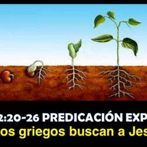 Juan 12:20-26 “Unos griegos buscan a Jesús” Predicación expositiva