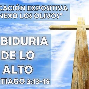 Santiago 3:13-18 “Sabiduría de lo alto” Predicación expositiva en anexo los olivos