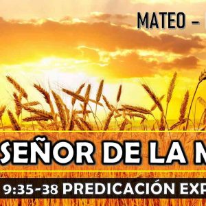 Mateo 9:35-38 “El Señor de la mies”. Predicación expositiva