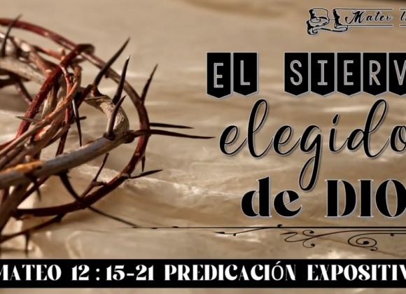 Mateo 12:15-21 “El siervo elegido de Dios”