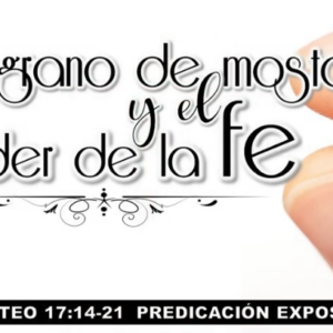 Mateo 17:14-21 “El grano de mostaza y el poder de la fe”