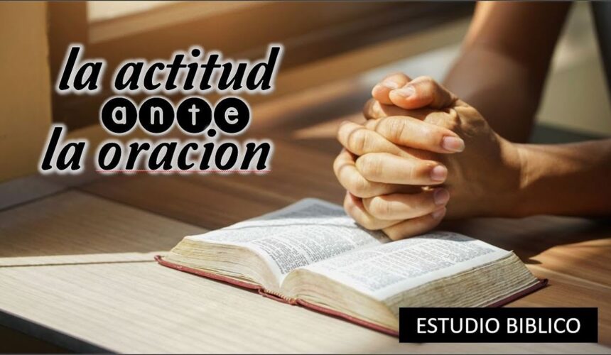 Estudio la actitud en la oración.